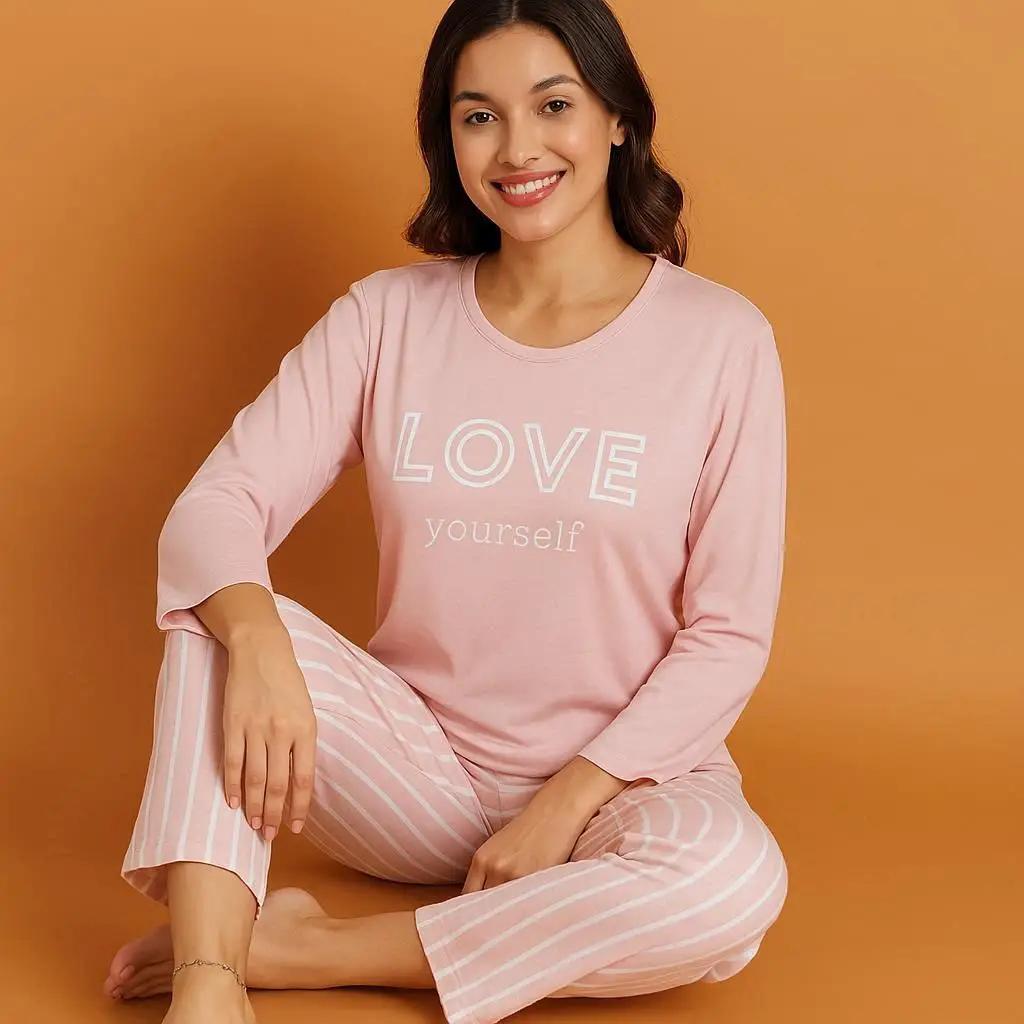 Χειμερινή Γυναικεία Πιτζάμα Love You 002