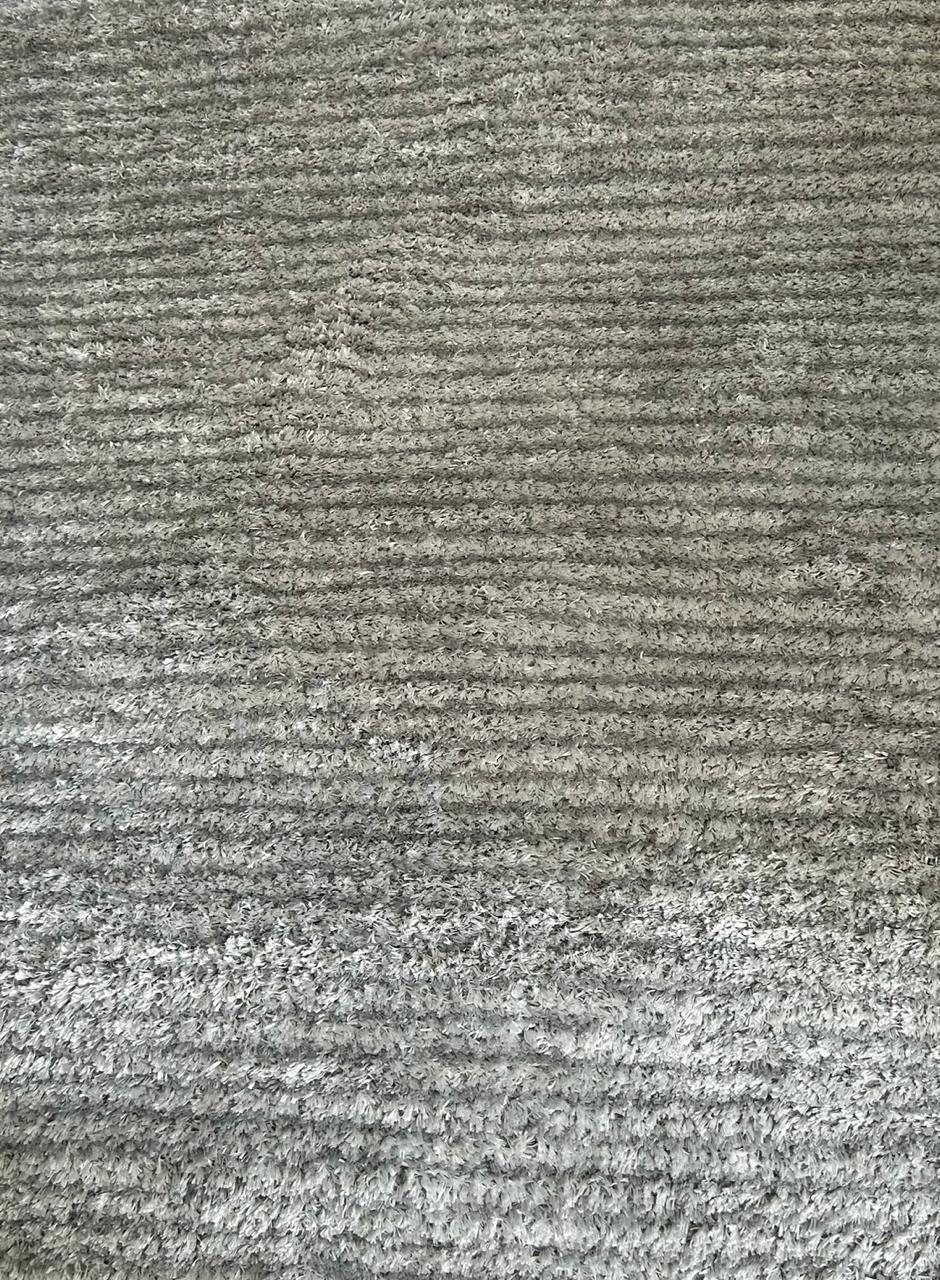 Shaggy Χαλί Γρί Ριγέ