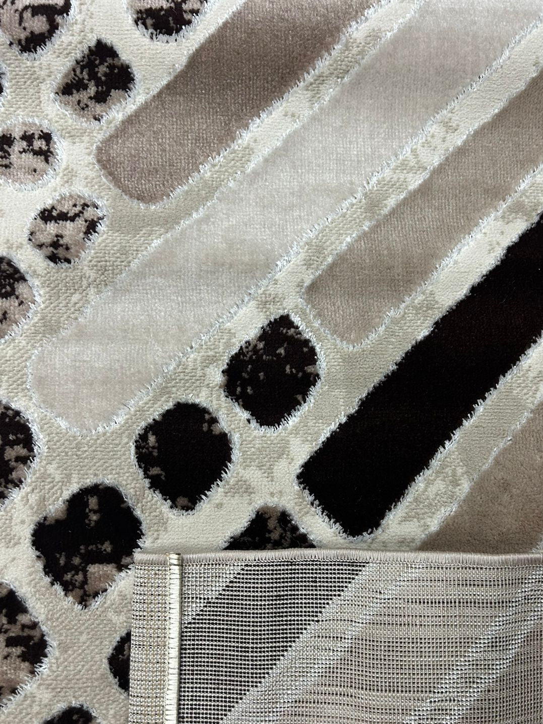 Ανάγλυφο Χαλί Tamara Η733 Μπέζ Καφέ