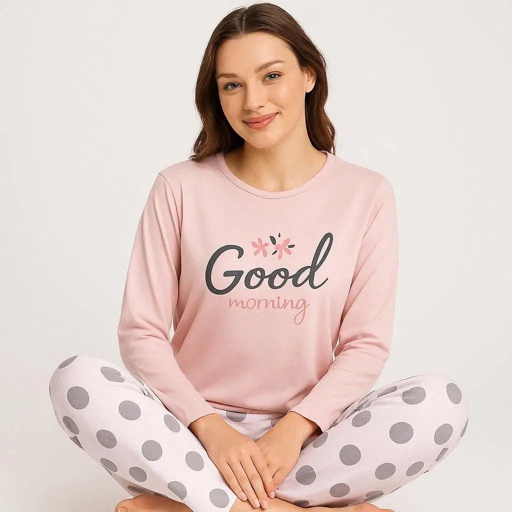 Χειμερινή Γυναικεία Πιτζάμα Good Morning