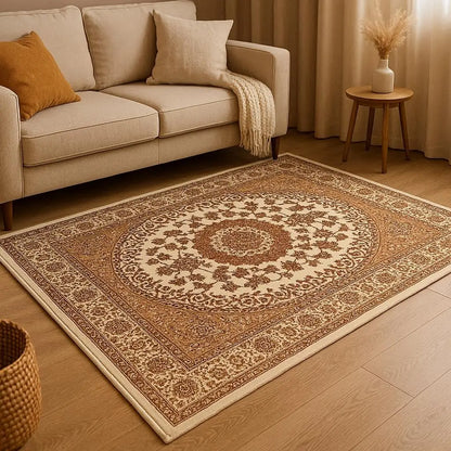 Κλασικό Χαλί Μπέζ Sahara Bloom