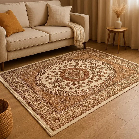 Κλασικό Χαλί Μπέζ Sahara Bloom
