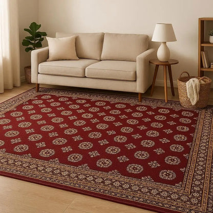 Κλασικό Χαλί Buhara Κόκκινο
