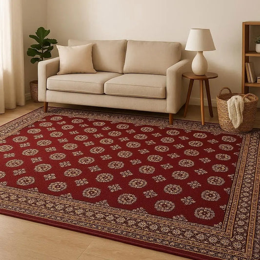 Κλασικό Χαλί Buhara Κόκκινο