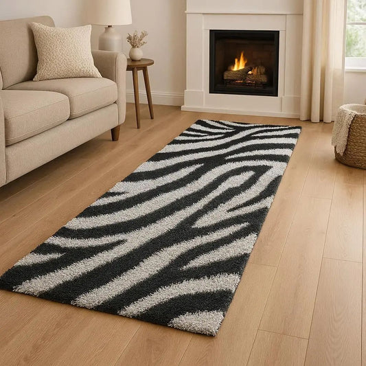 Shaggy Διάδρομος Zebra Luxe