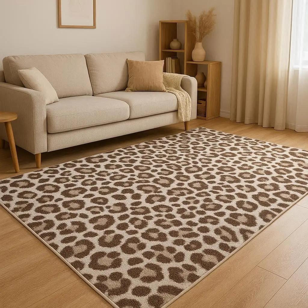 Γούνινο Χαλί Animal Print