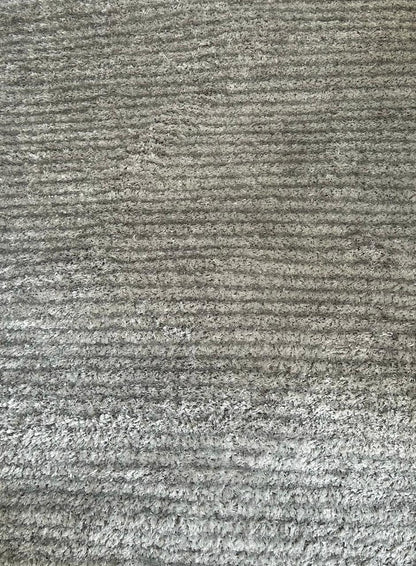 Shaggy Χαλί Γρί Ριγέ
