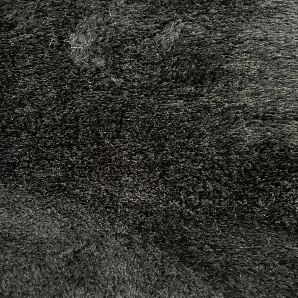 Γούνινο Χαλί Μαύρο