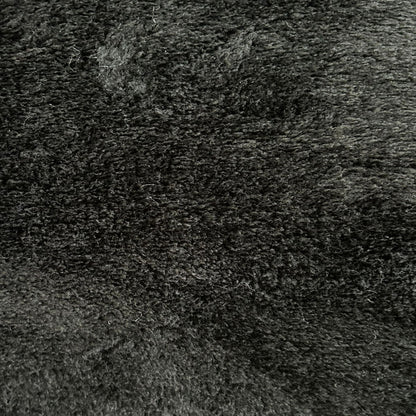 Γούνινο Χαλί Μαύρο