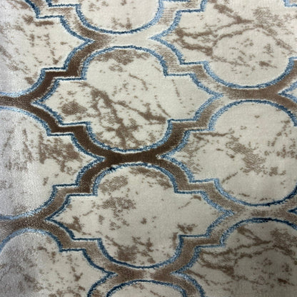 Ανάγλυφο χαλί 2x3 μέτρα Morocco Grey-Beige