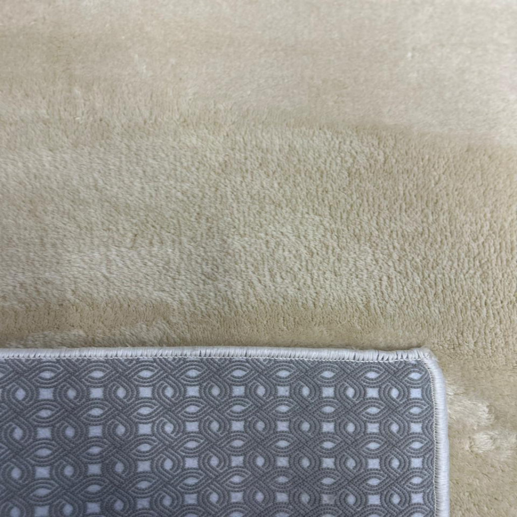 Γούνινο Χαλί 160x200εκ Εκρού Μπέζ