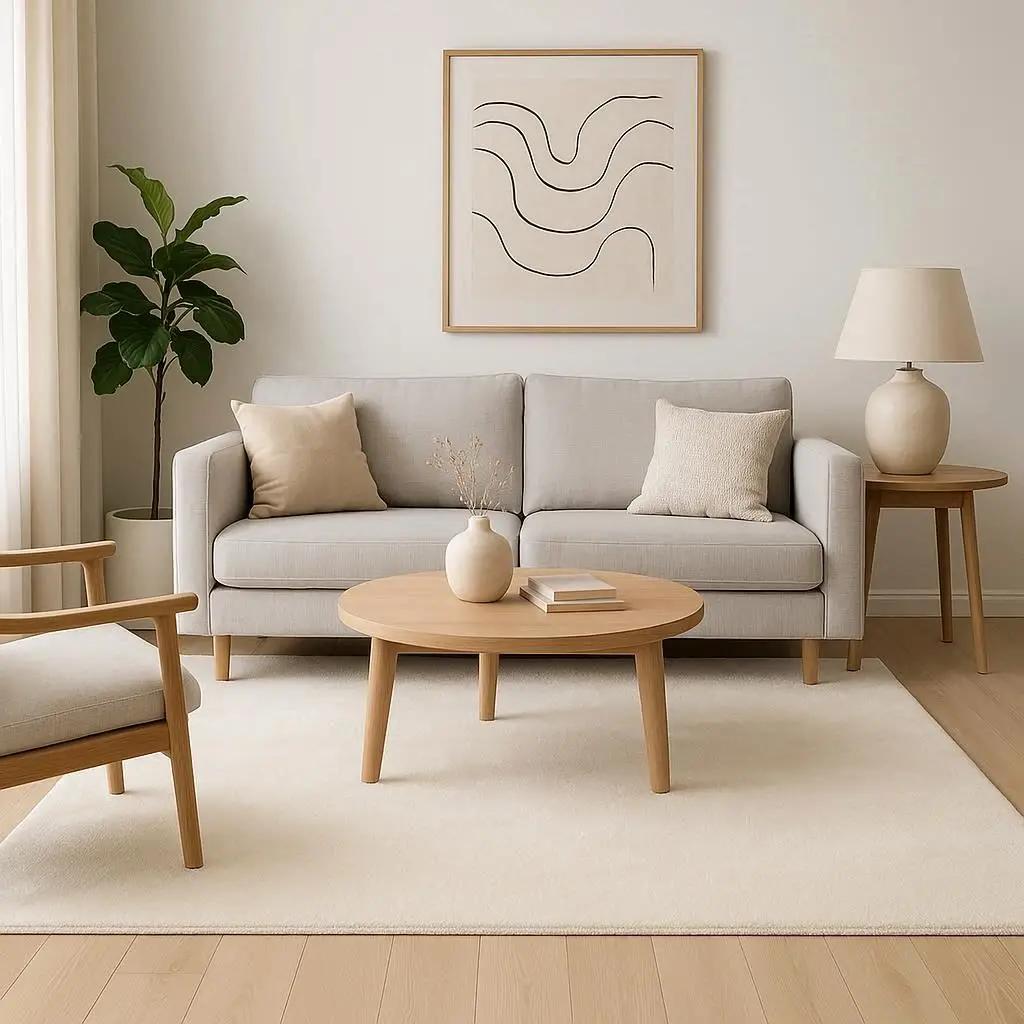 Γούνινο Χαλί 160x200εκ Εκρού Μπέζ