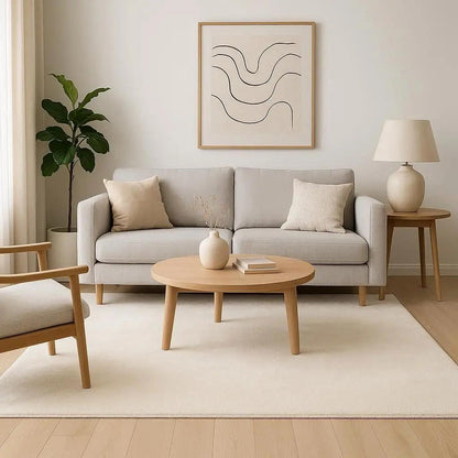 Γούνινο Χαλί 160x200εκ Εκρού Μπέζ