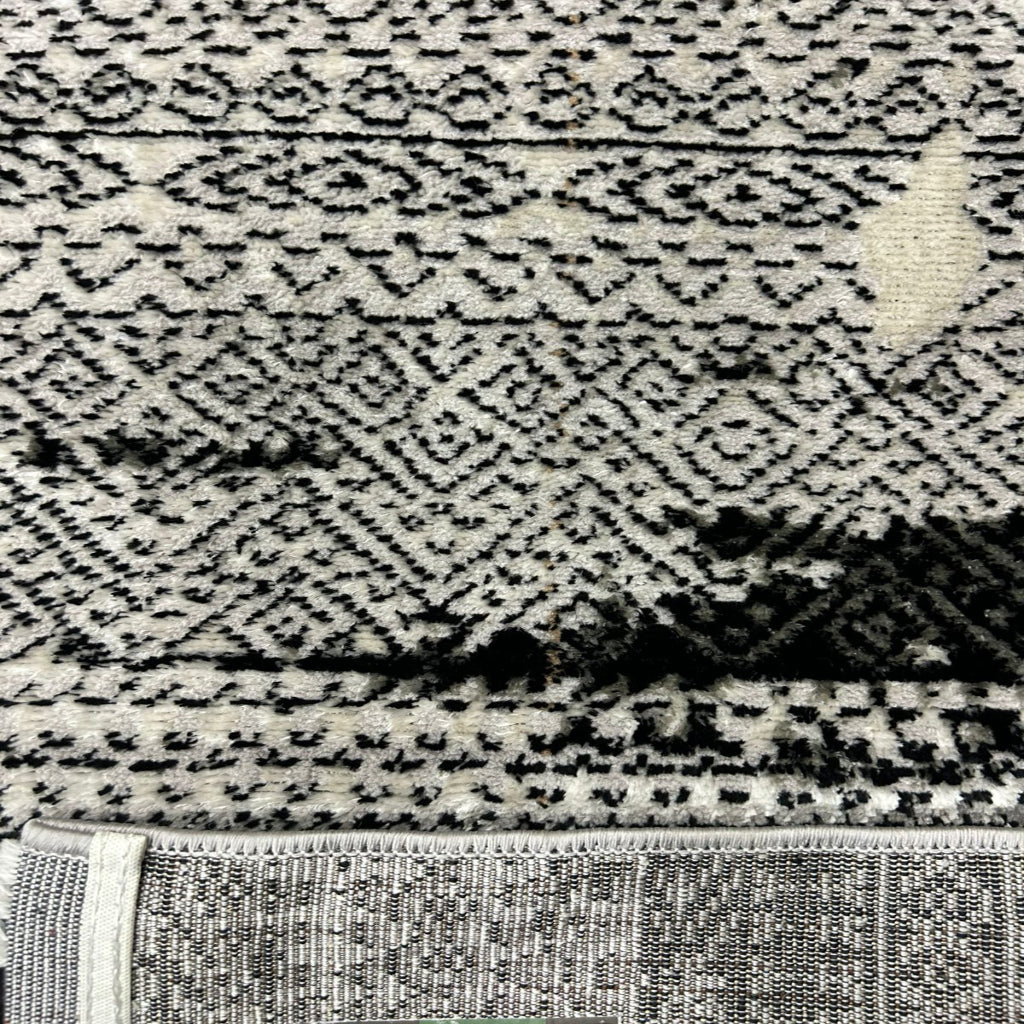 Ανάγλυφο Χαλί 160x220μ Μπλέ Charcoal Veil