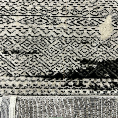 Ανάγλυφο Χαλί 160x220μ Μπλέ Charcoal Veil