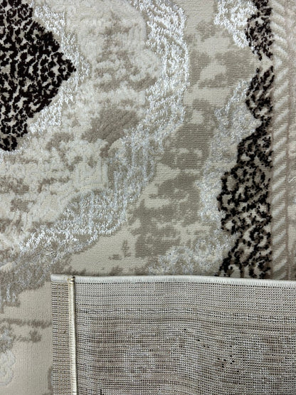 Ανάγλυφο Χαλί Tamara Η744 Μπέζ Καφέ