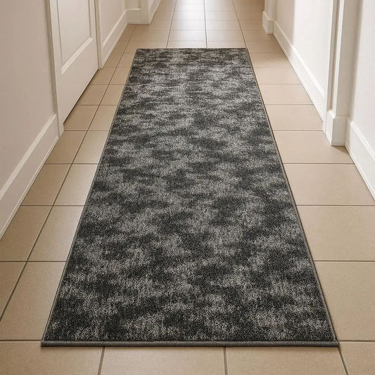 Διάδρομος Μοκέτα Γκρί Μπουκλέ